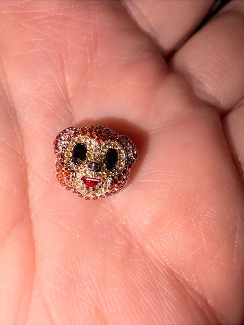 Gnoce sparkling Emoji monkey head